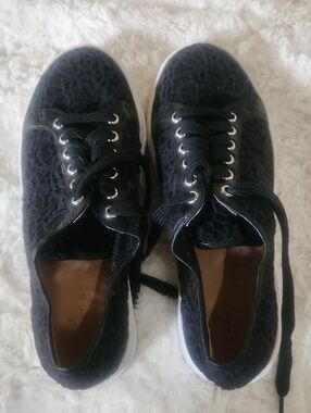 Caslon Black Ballet Flat with Tan Insole